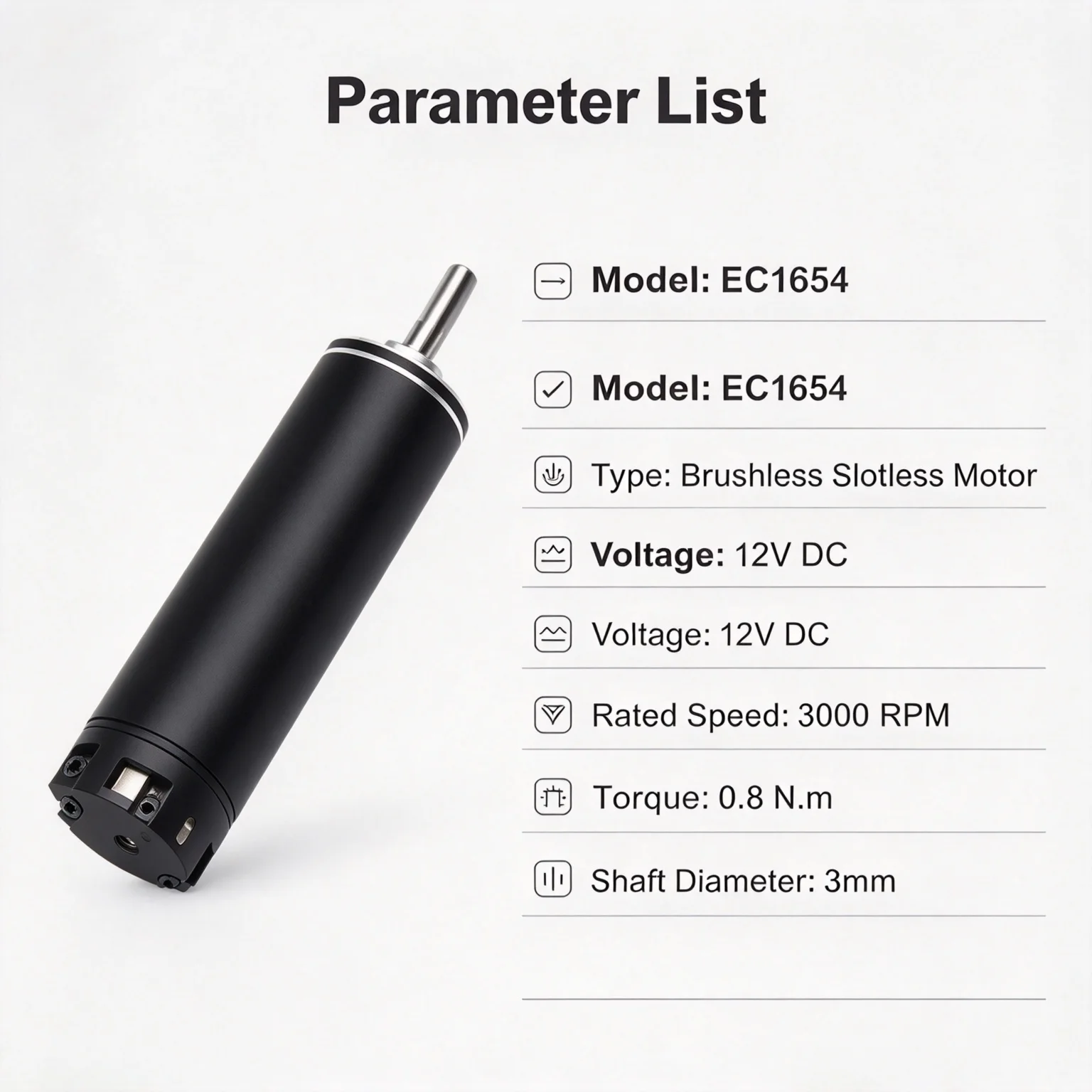 Brushless DC motor 24V 30000 rpm for brushless nail drill