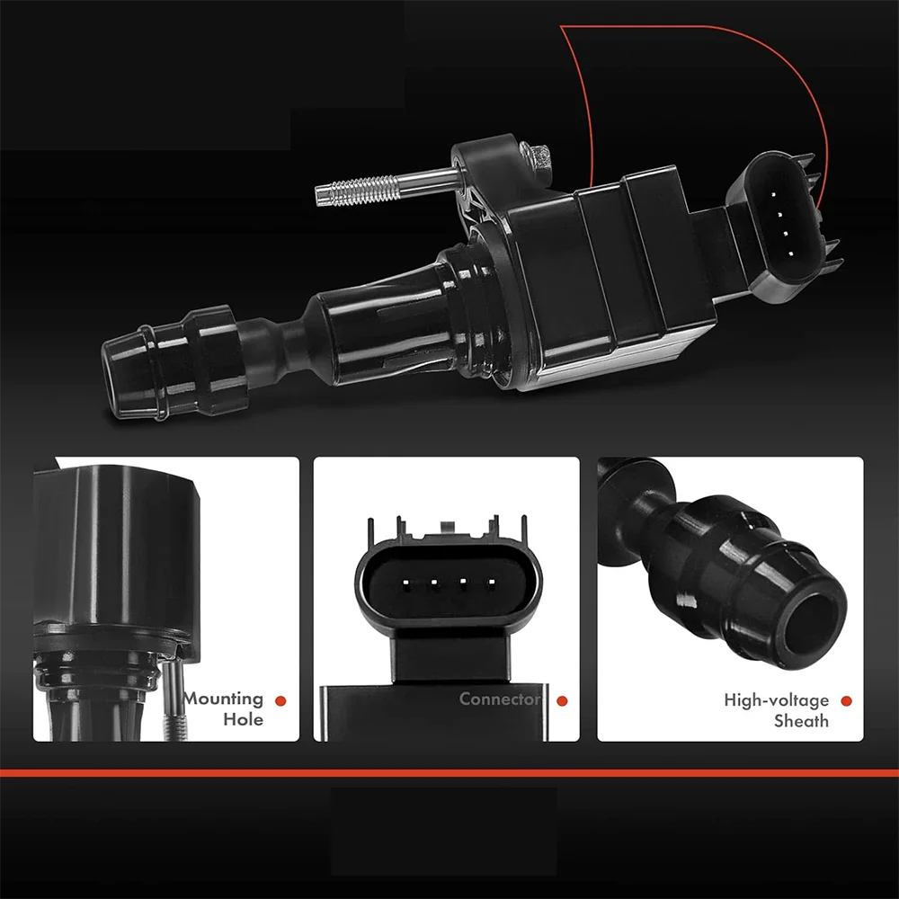 12578224 Ignition Coil Compatible For Buick For Chevrolet For Pontiac For Saturn 2.0L 2.4L Engine Equinox Lacrosse Malibu G5 G6