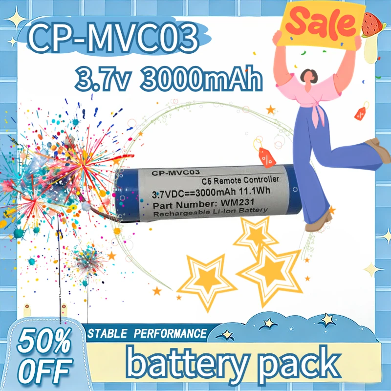 

Аккумулятор 3.7V 3000mAh для пультов дистанционного управления DJI C5 RC231 WM231