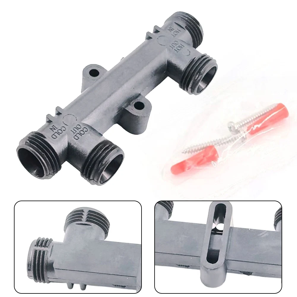 Under Sink Installation Bypass Valve Automatic Hot Water Valve Water Conservation Pump Compatibility 50 Glass Fiber Reinforced