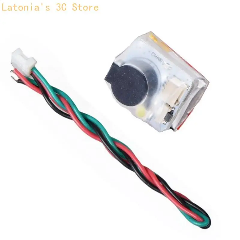Finder Buzzer with LED Locator Light, 3 Wire Flight Controller Alert Module for FPV Recovery and Low Light Search X3UB