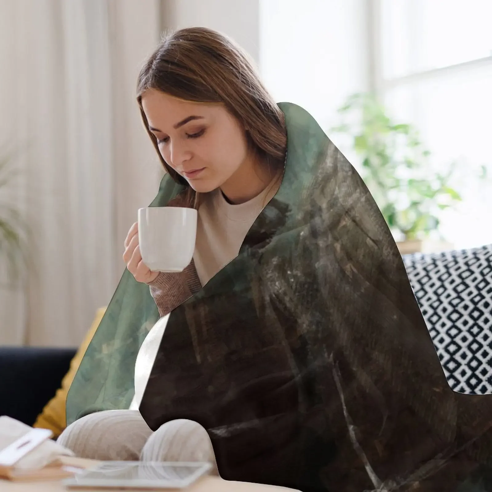 هنري كافيل - جيرالت أوف ريفيا بطانية سرير سرير صيفي عصري بطانيات قطيفة أشعث #3