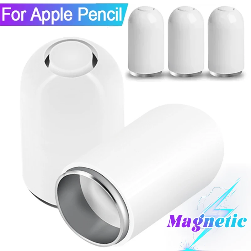 Magnetic Replacement Pencil Caps For Apple Pencil 1 Generation Magnet Tablet Pen Cap Stylus Protector Cover for IPencil IPad Pro