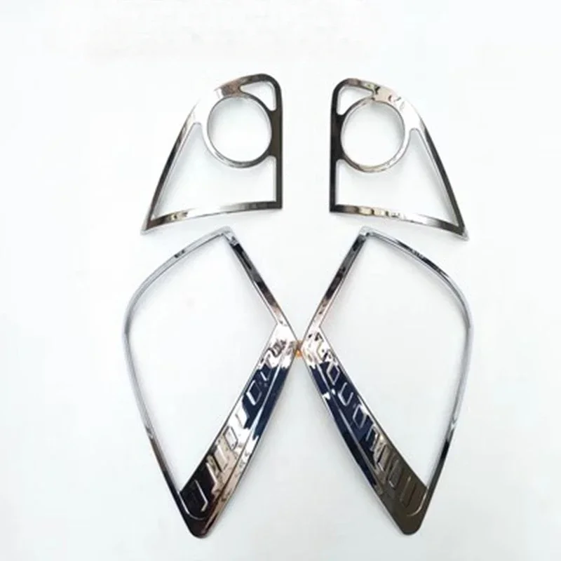 

For Nissan QASHQAI 2008-2015Headlight Cover Tail Light Frame Light Strip Decoration Car Accessories Beautiful ABS Chrome