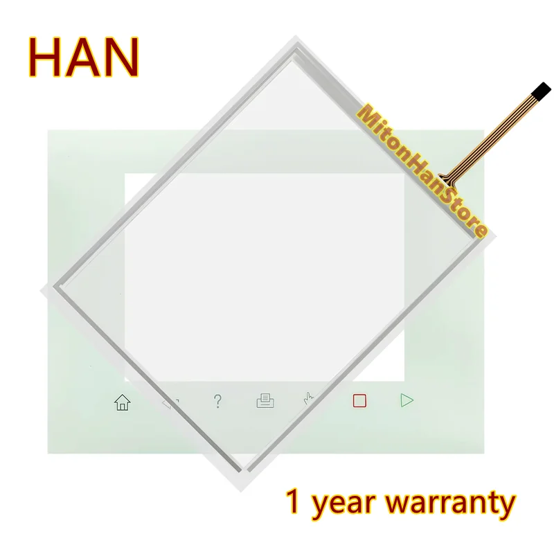 Brand New For  metrohm 916 Ti-Touch R8961-01 Touch Panel Screen Glass Digitizer Protective Film Overlay
