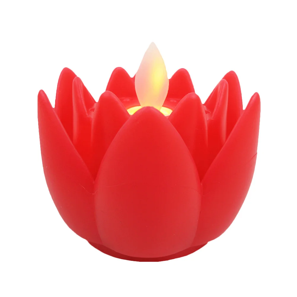 LED Lotus Lamp Floating Pool Light Colorful Decoration for Garden Pond Wedding Event Night Lighting Lotus Light