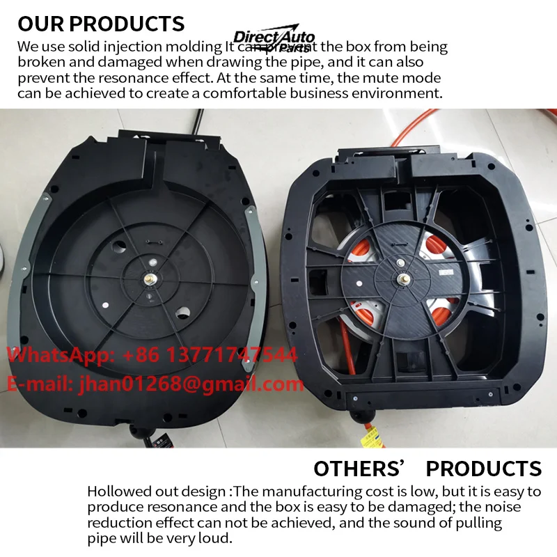 High Pressure Commercial Car Wash Station Equipment Water Air Electric Foam Integrated Hose Reel System