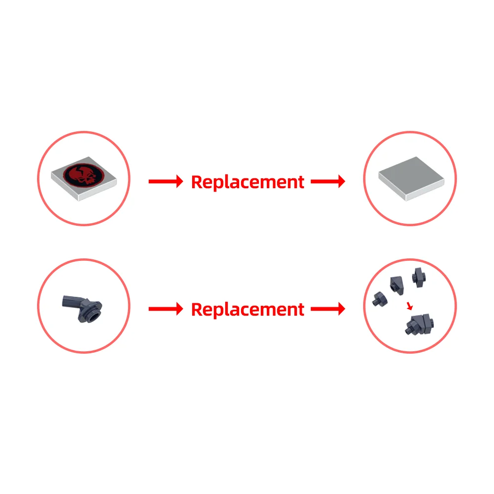 

Конструктор MOC: Модель космического корабля из строительных блоков, развивающая игрушка для детей, креативный подарок на день рождения, украшение