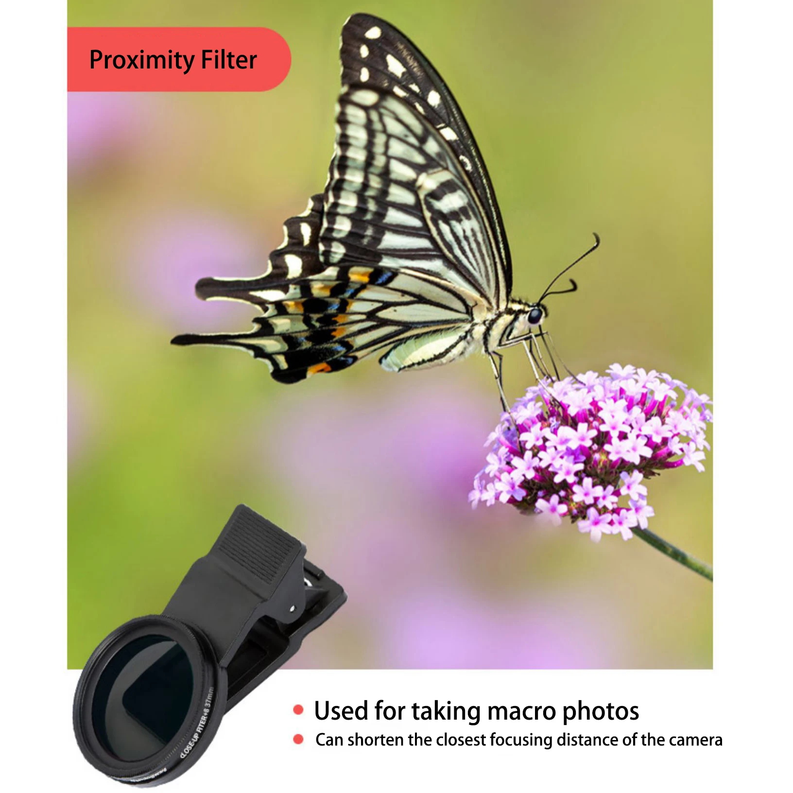 ND1000 Mobile Phone Polarizing Filter Close up Filter CPL and Soft Black Mist Filters For Phones 37mm/52mm With Clip