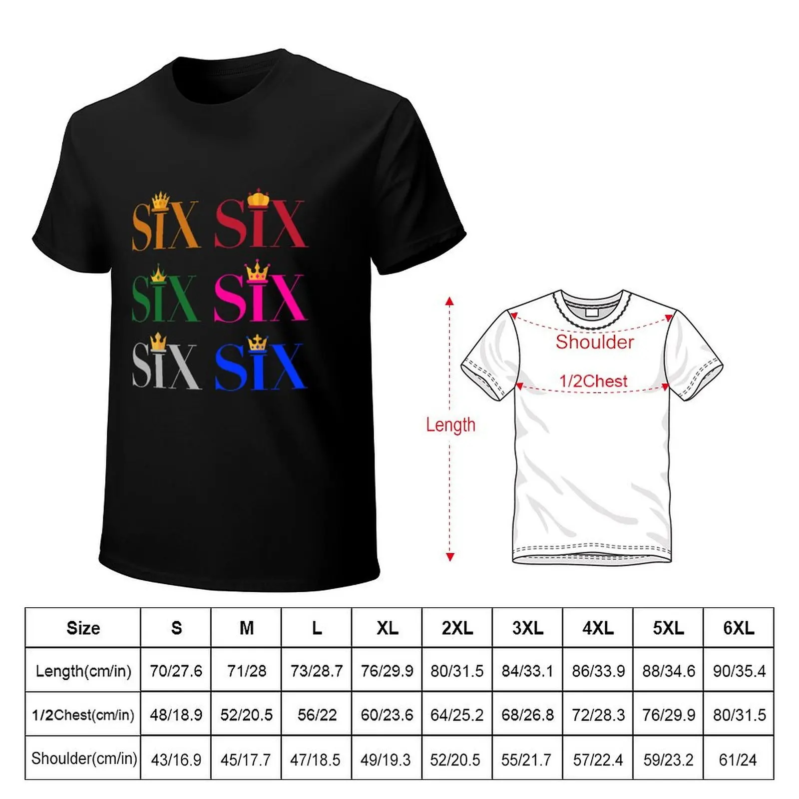 SIX QUEENS T-Shirt man t shirt cotton T-Shirt