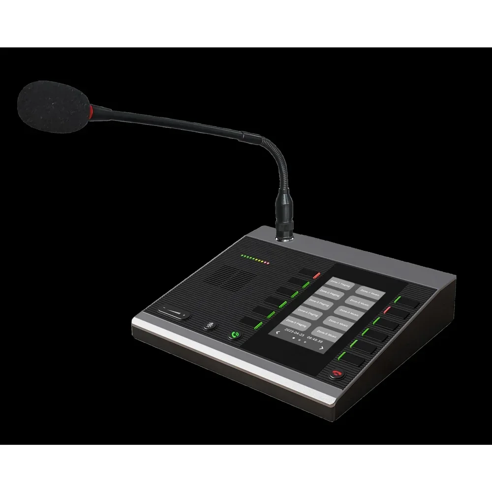 

Best VoIP Intercom System Zycoo Console Microphone IP Phone M100 Dispatch