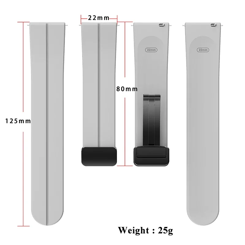 Included in Xiaomi Watch S4 Sport S3 S2 S1 Silicone Breathable Silicone 22mm Band Suitable for Xiaomi Watch S4/Color1/Color2