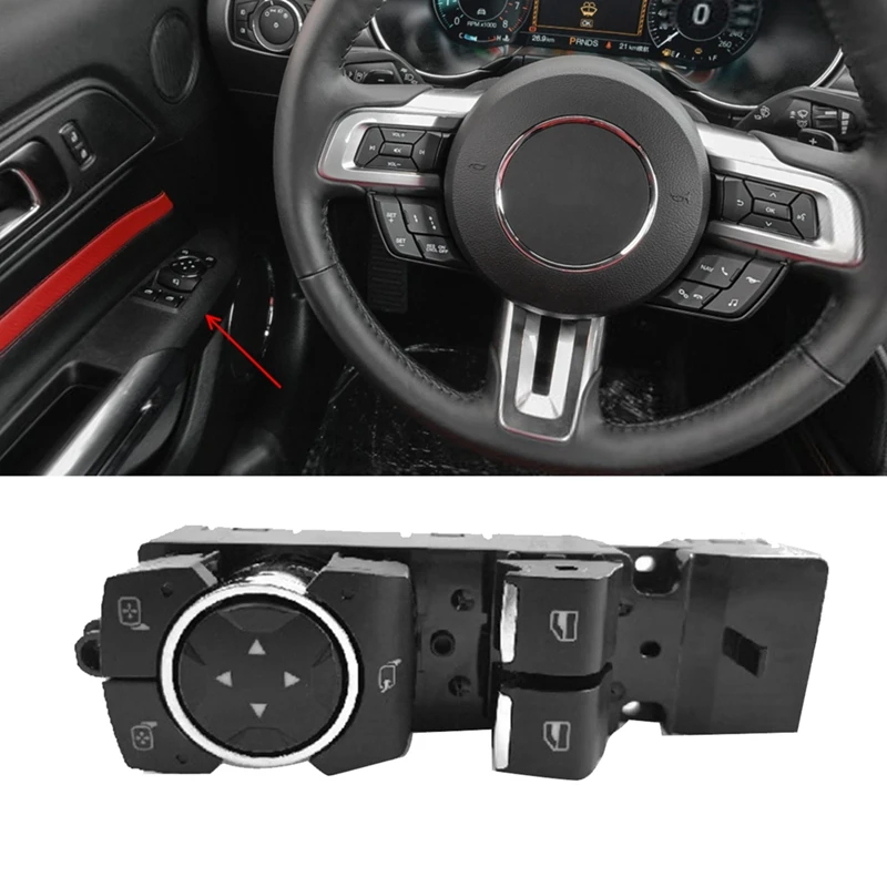 

Car Driver Side Electric Power Window Lift Control Switch FR3Z-14529BC For Ford Mustang 2015-2023 LHD