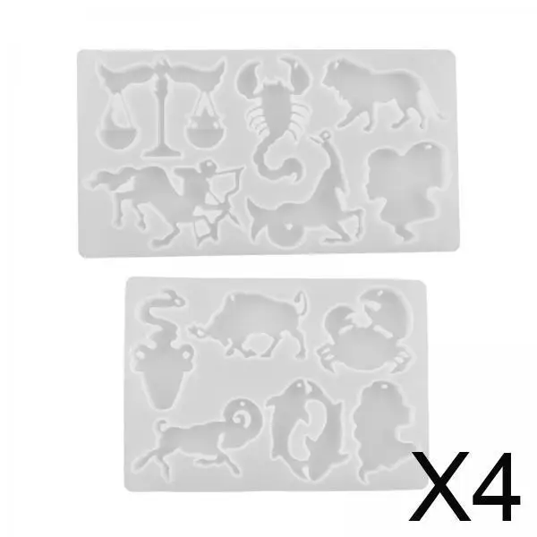 

Resin Keychain Silicone Mold Jewelry Making Chains Link Set Oval Pendant Crafts for Home Decoration