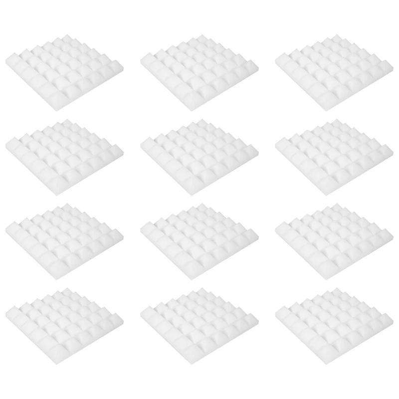 

ABXY 12 Pack Acoustic Panels,Sound Proof Foam Panels,Studio Soundproofing Wedges,Wall Reduce Noise Foam,For Music Studio,Etc