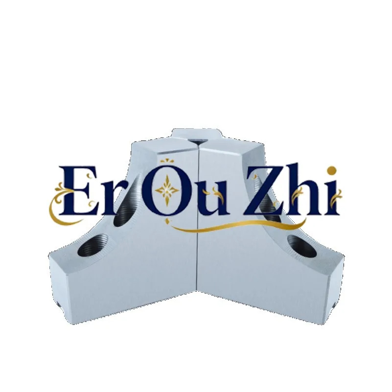hydraulic-chuck-heightened-arc-shaped-soft-claws-non-standard-customized-6-inch-three-jaw-hydraulic-pressure-lengthened