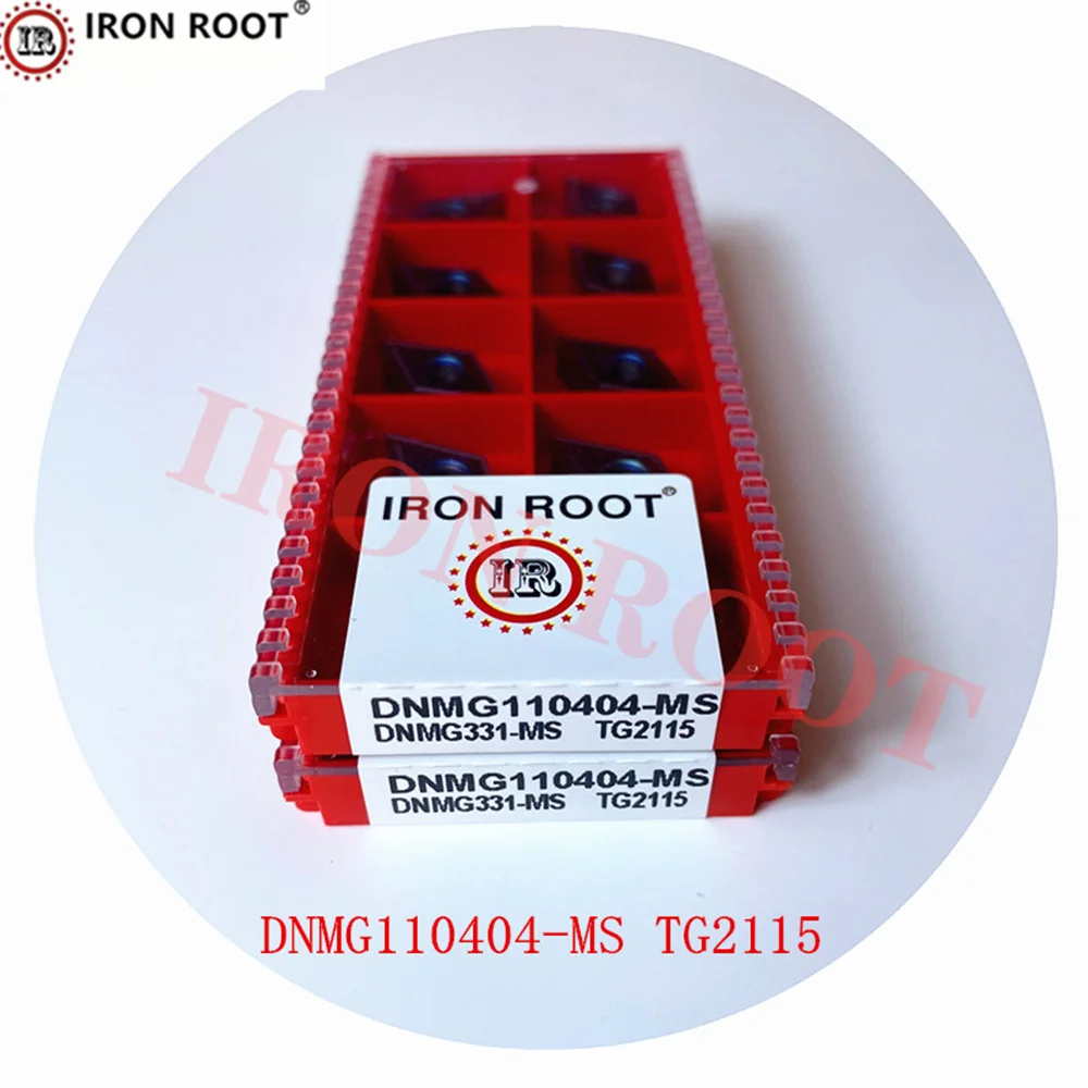 iIRON ROOT DNMG150404, DNMG150408,DNMG110404, MS,TG2115 CNC Lathe Turning Tool Carbide Turning Tool Insert MDJNR MDQNR P.M.K