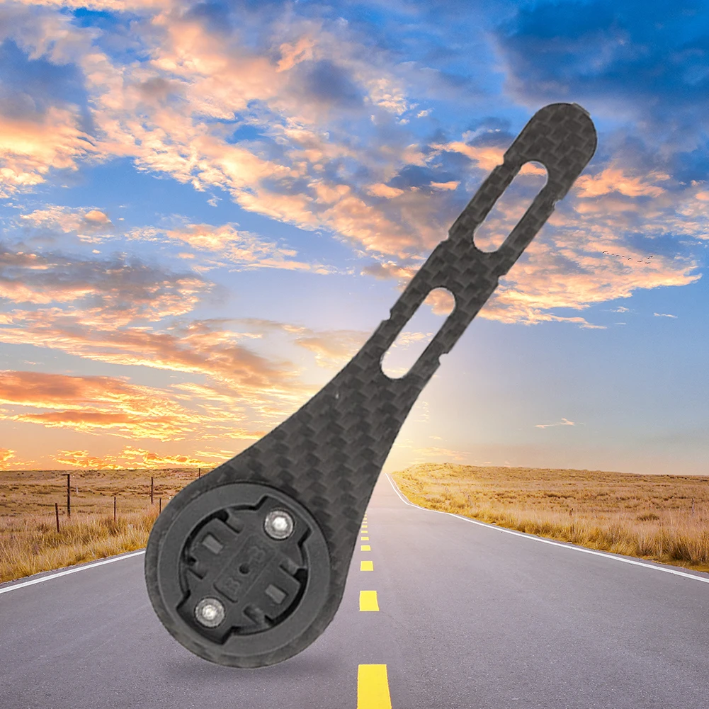 

Carbon Fiber Road Bike Stopwatch Speedometer Mount Holder Cycling Speedometer Support Holder Handlebar Extender for Garmin