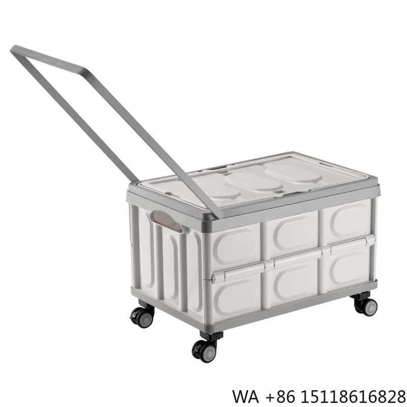 portable-folding-camping-cart-picnic-trolley-with-plastic-frame-for-outdoor-use-storage-tools-shopping