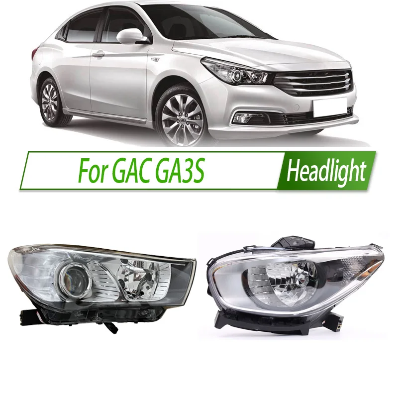 

For GAC GA3S Halogen Headlight Assembly OEM Style Front Headlamp Bulb Socket Plug & Play Replacement