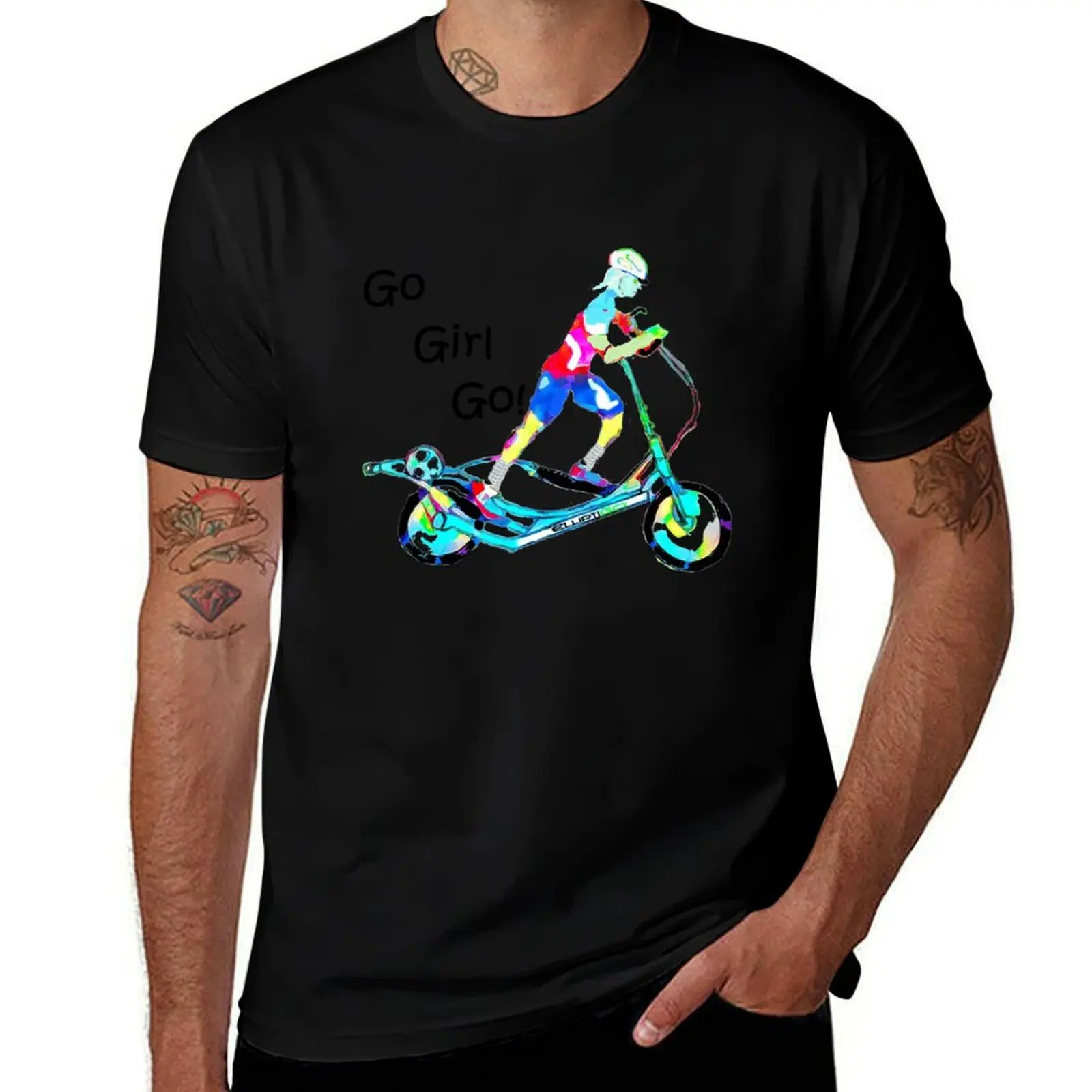 

female Eliptigo, GO GIRL GO T-Shirt funny t shirts cotton graphic t shirts for man T-Shirt