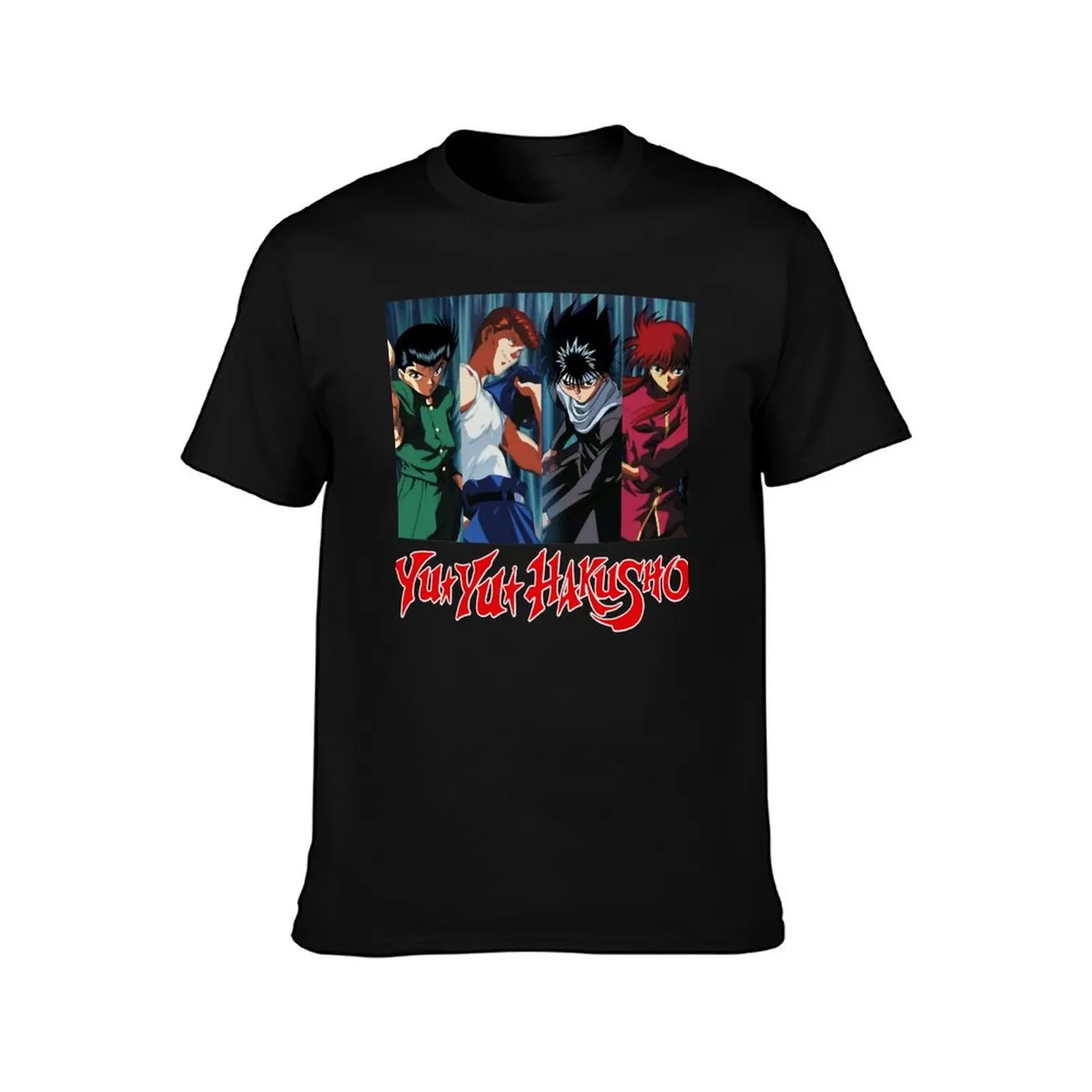 Adaptive Spirit World Detective Investigating Ghosts Yuyu Hakusho Manga Main Characters Funny Arts M T-Shirt