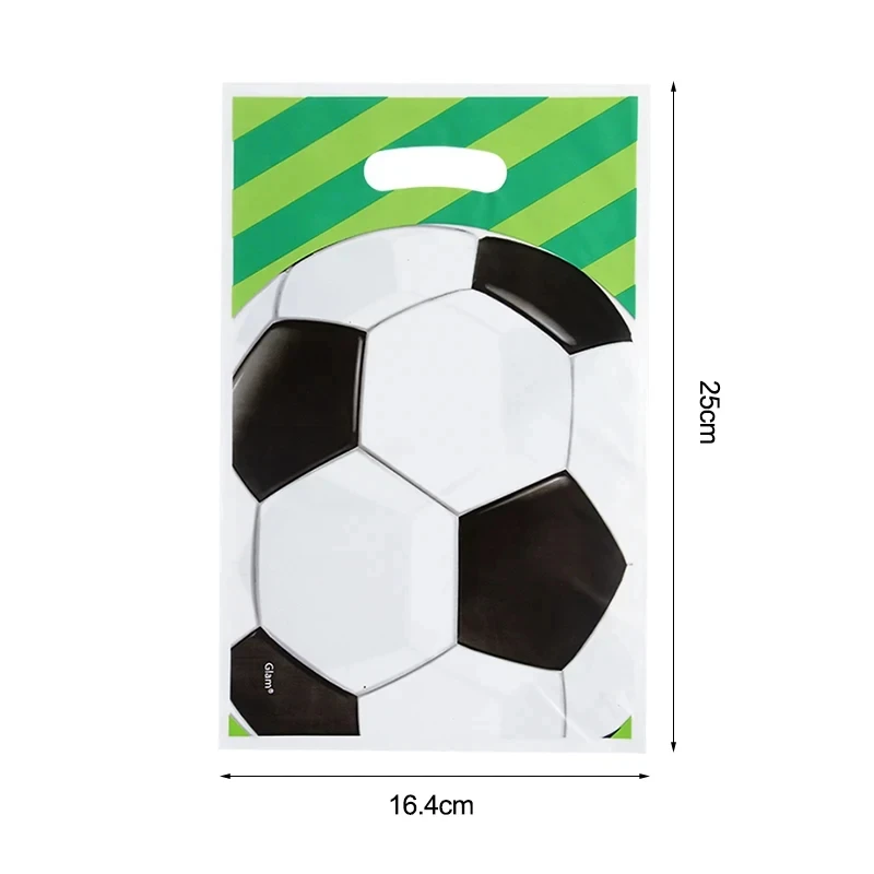 Football Soccer Theme Party Gift Bags Chocolate Cookies Candy Bags Soccer Party Bag Loot Bag for Kids Boys Birthday Party Favors