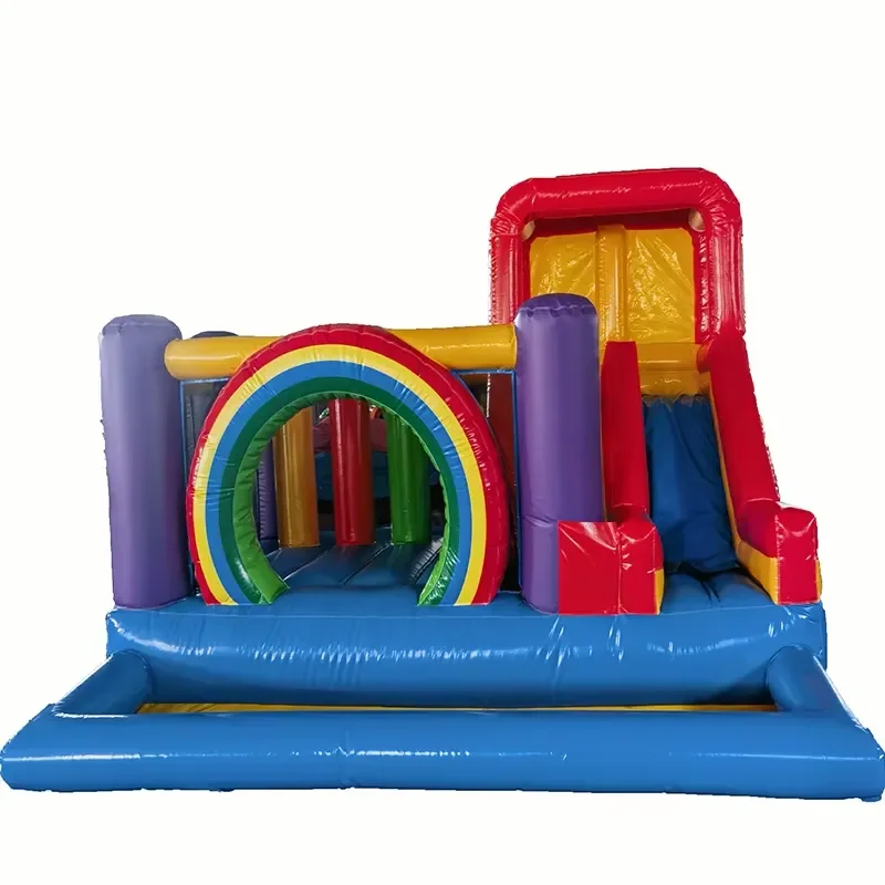 Factory Price 3.5m*4m Inflatable Bouncy Castle Inflatable Bouncy Castle with Slide and Pool for Kids