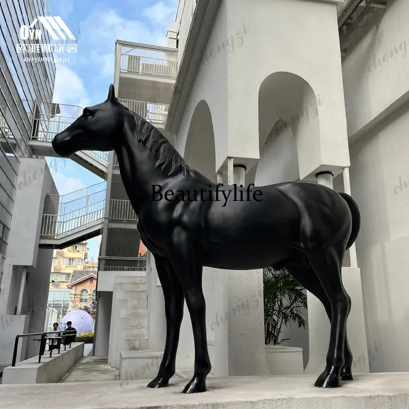 FRP Malaysia Sculpture Hotel Living Room KTV Courtyard Large Decoration Opening Floor Ornament
