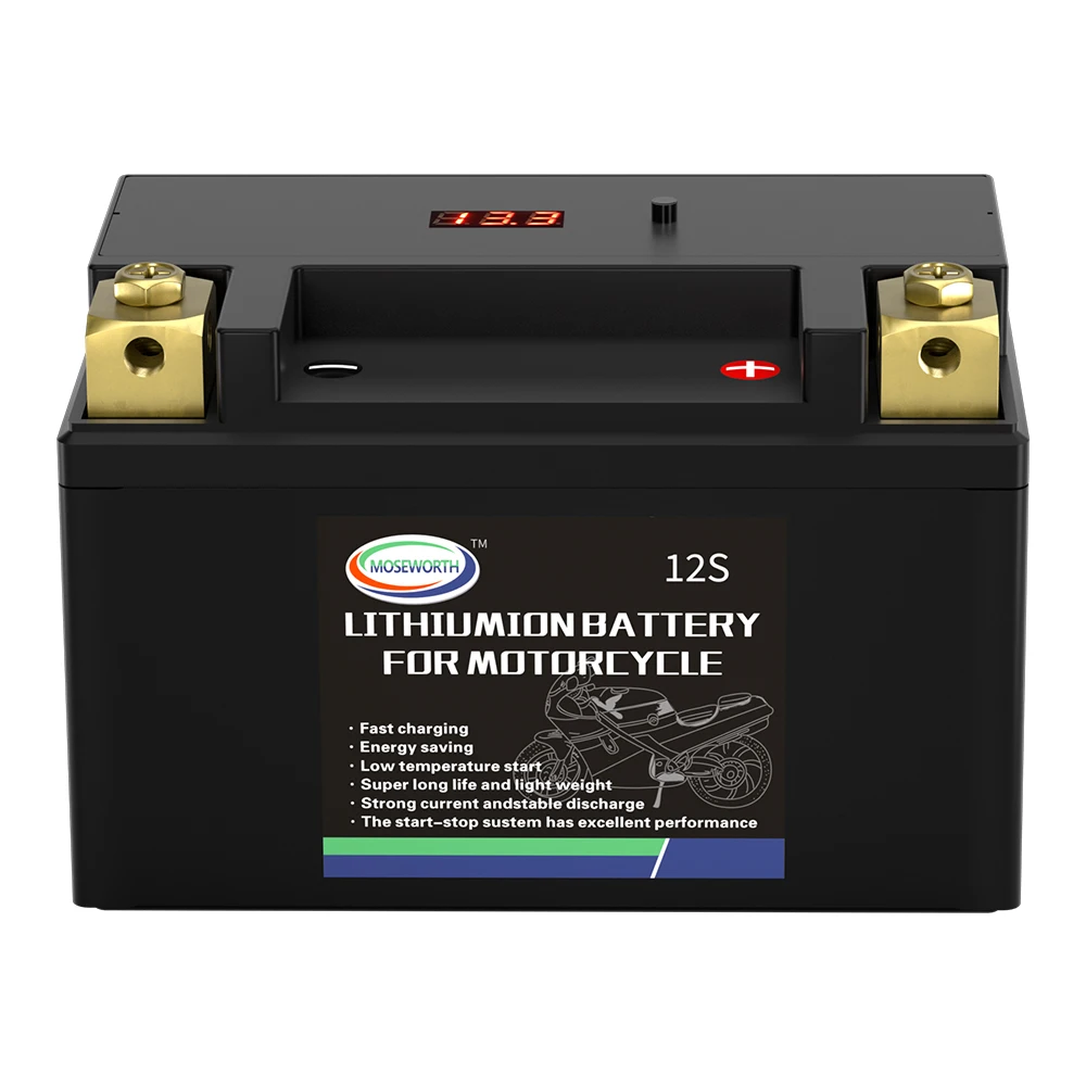 

12S 12V LiFePO4 Motorcycle Battery Built in BMS 8Ah 450CCA High Performance Maintenance Free Sealed Scooter ATV UTV Battery