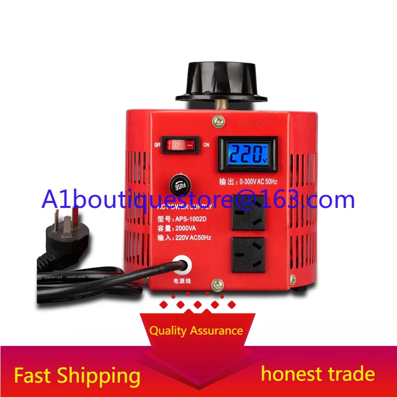 1KVA 2KVA 3KVA 5KVA 220V Autotransformer 0-300 AC Voltage Output Regulator