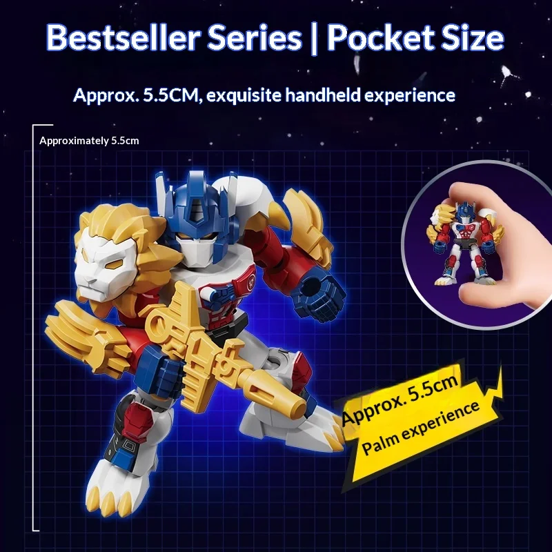Hot BLOKEES Transformers Defender Version 7 Beast Wars Optimus Prime Assembly Model Kit Action Figure Blocks Model Collect Gift view 4