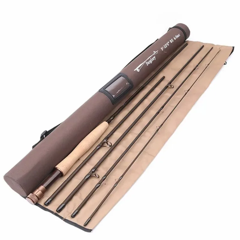 Picture 3: Novel New Design Fishing Rod Fast Carbon AA Cork Handle 6 Section Flying Rod