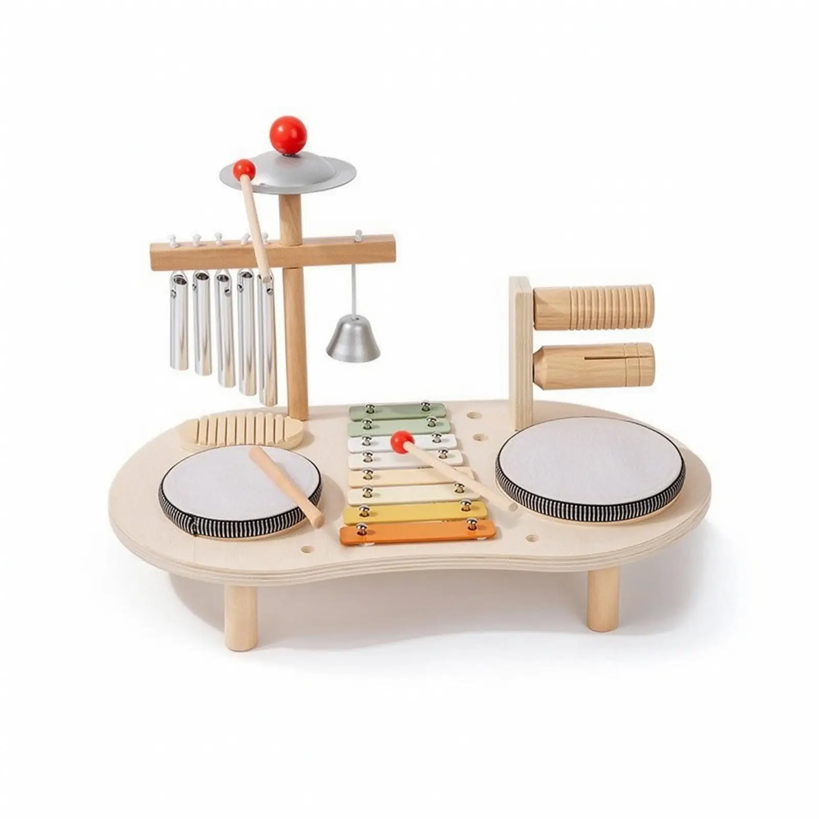children-wooden-percussion-table-with-drum-xylophone-chimes-and-cymbal-for-sensory-educational-play