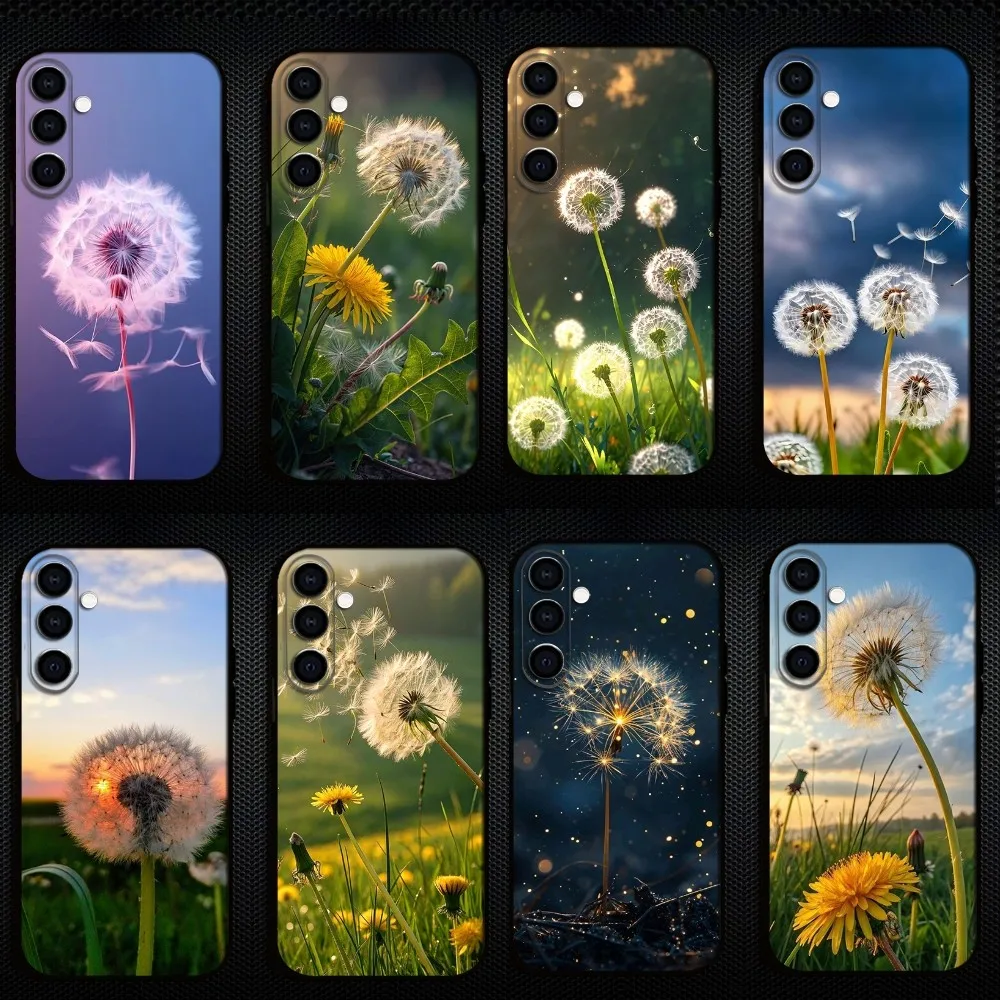 

Dandelion Phone Case For Samsung Galaxy A73/A72/A71/A70/A53/A52/A51/Others Soft Black Shell