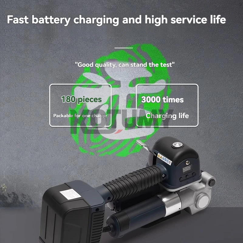 Imprensa de derretimento quente com display digital, novas ferramentas de embalagem portátil, máquina de cintar elétrica para cinto pet pp