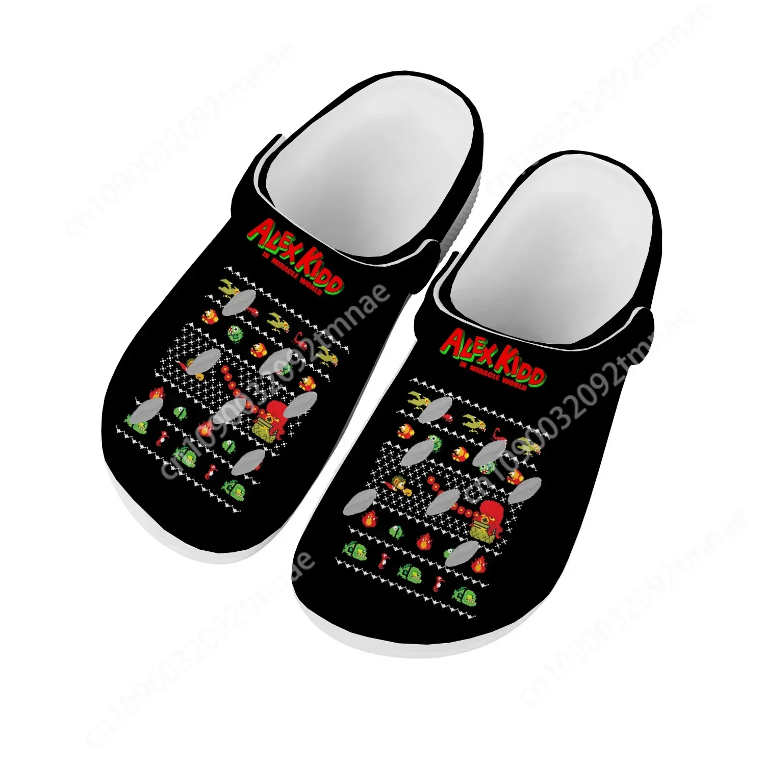 

Alex Kidd Home Clogs Cartoon Game Mens Womens Youth Boys Girls Fashion Sandals Shoes Garden Custom Shoes Beach Hole Slippers