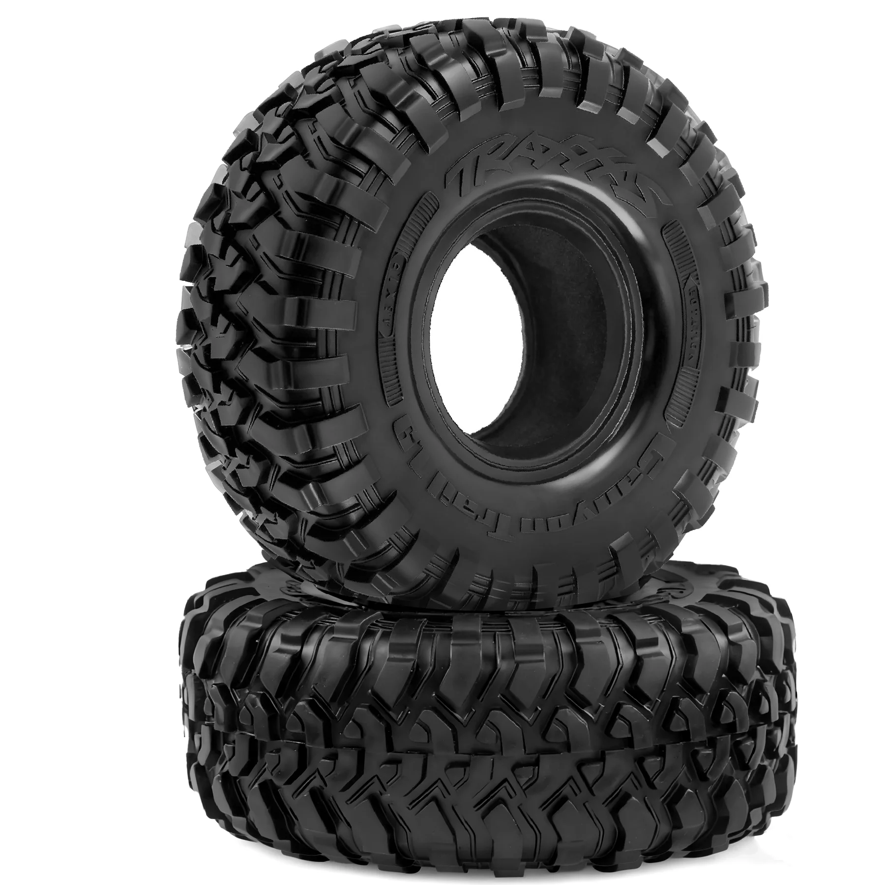 118mm 1.9 Inch Durable Offroad Rubber Tires 4Pcs  for 1/10 Crawler Car Kyosho Javelin  Traction Hobby Cragsman Replacement Kits