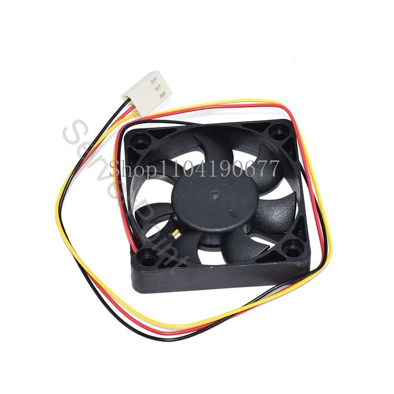 For EVERCOOL EC5010M12CA DC12V 0.09A 3-Wire 5010 50X50X10MM Square Cooling Fan