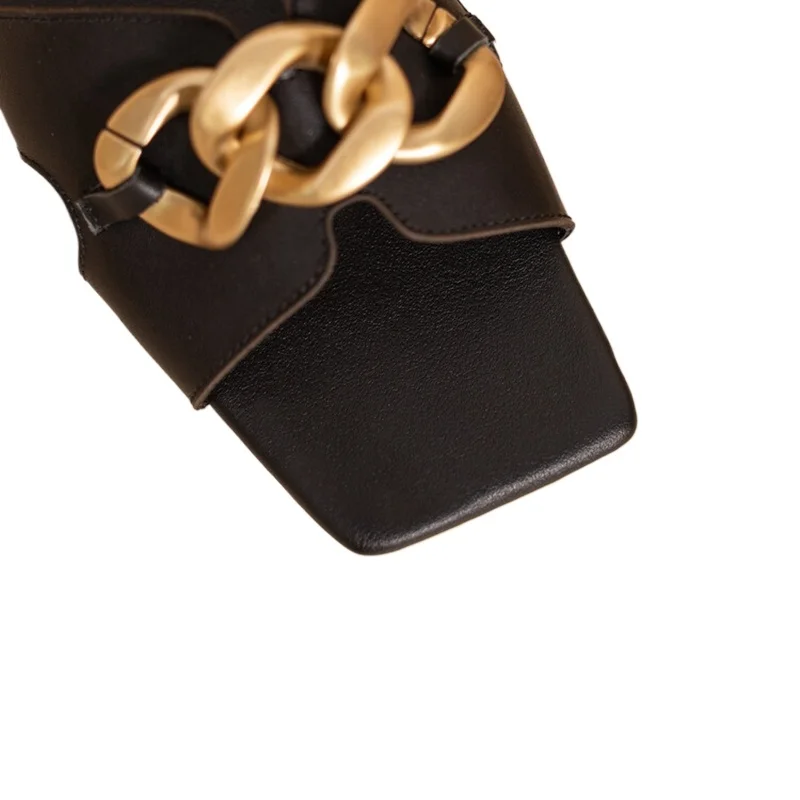 BLXQPYT الشقق النساء الصنادل الجلدية المصارع الفاخرة المصممين نعال شاطئ ضوء تنفس البوهيمي أحذية أنيقة 22-40 #3