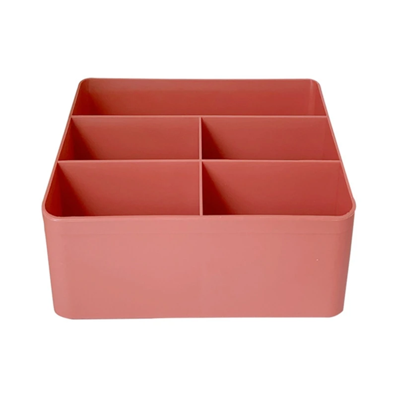 Multi-grid Cosmetics Storage Box Large Capacity Makeup Organizer Bathroom Lipstick Pen Holder Makeup Brush Storage Rack Case