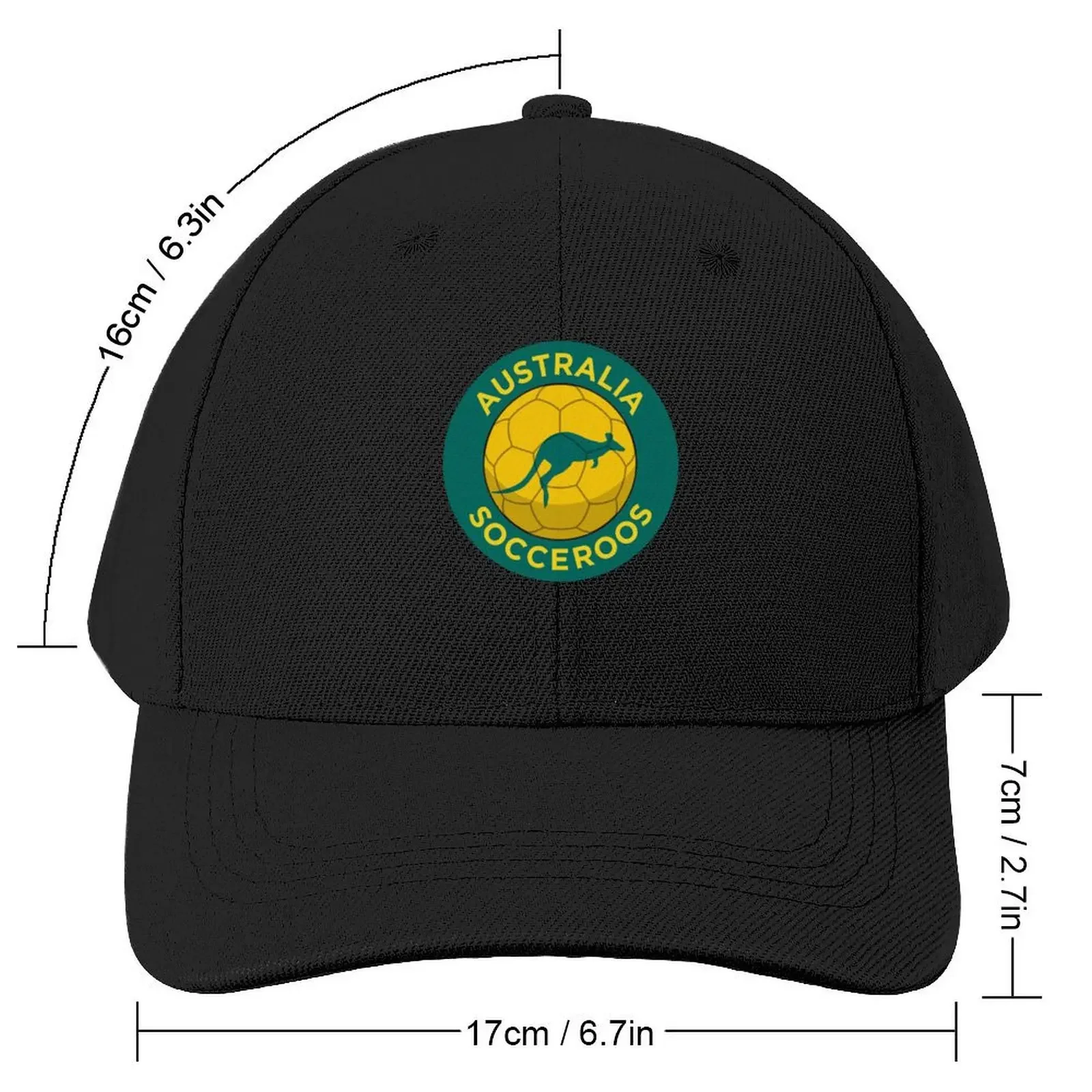 Australia Socceroos (Green Roundel) Baseball Cap Golf Wear Wild Ball Hat Uv Protection Solar Hat hard hat Hats Man Women's