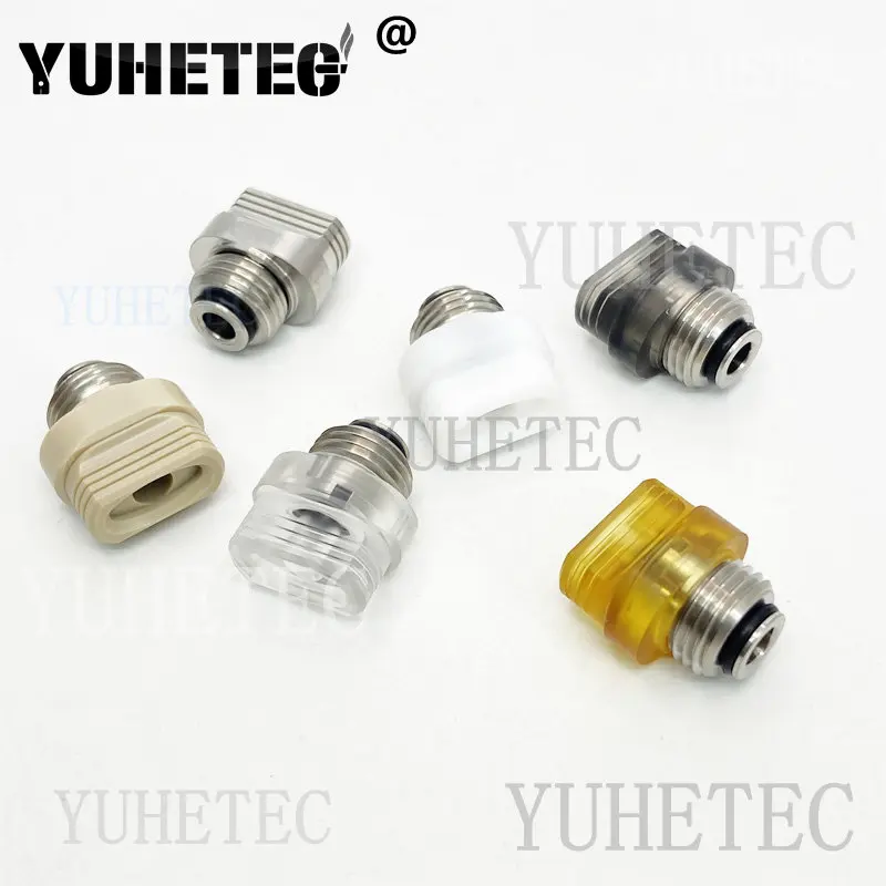 1ชิ้นปลายหยดสแตนเลส/Peek/Pei/เหล็กทั้งหมด/กล่องแท่งสูบ MVP อุปกรณ์เสริมตัวทำละอองถัง BB