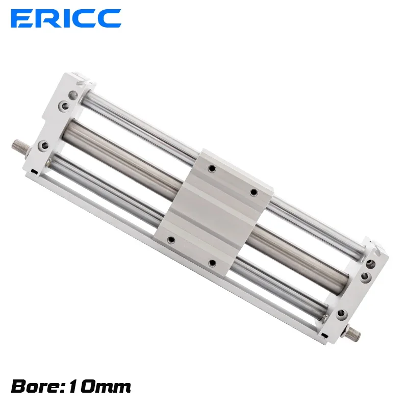 

CY1S10 Series Magnetically Coupled Rodless Cylinder Slider Style bore 10mm stroke 50-300mm pneumatic cylinder CY1S10-200