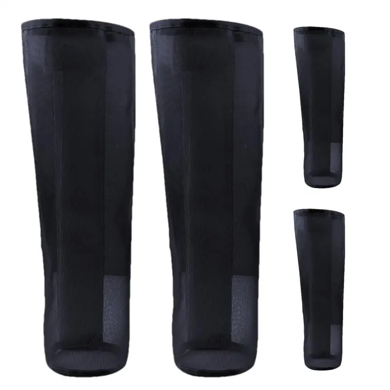 

Horse Fly Boots 4 PCS Fly Boots Reusable For Horses Breathable Design Horse Boots Fly Leggings For Equine Fly Protection For