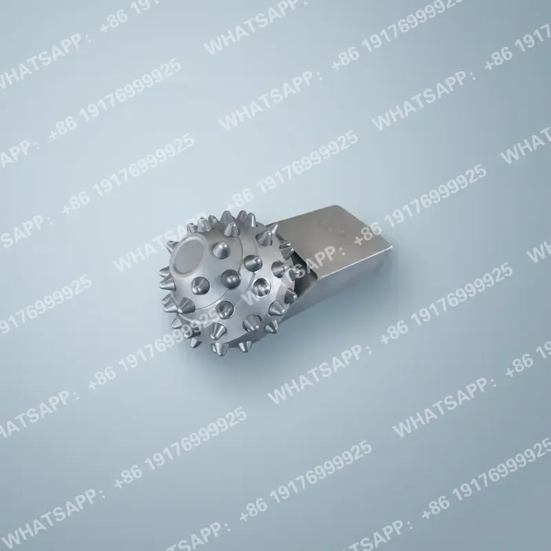 Tungsten-Cobalt Alloy Drilling Roller Bit Single Cone Ore Mining Forged Equipment 119mm Diameter ISO9001 Certified 1 Piece