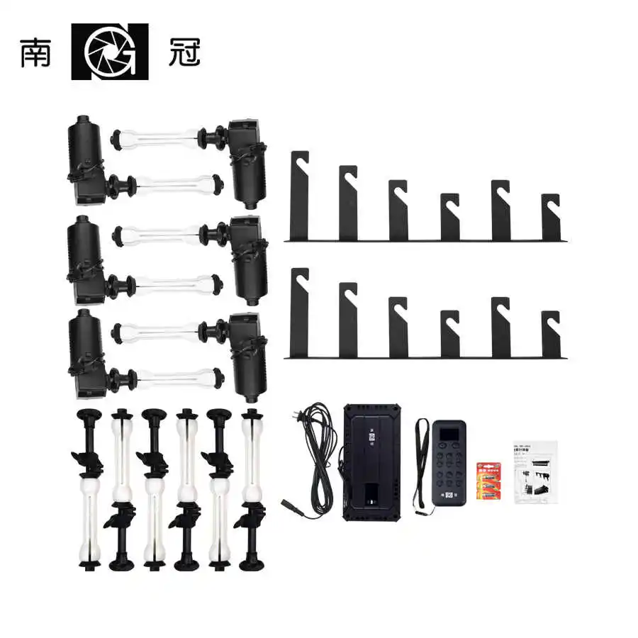 CN-6REO Studio Background Support 4 Shaft Wireless Remote Control Electric Background Elevator Photographic Background Roller