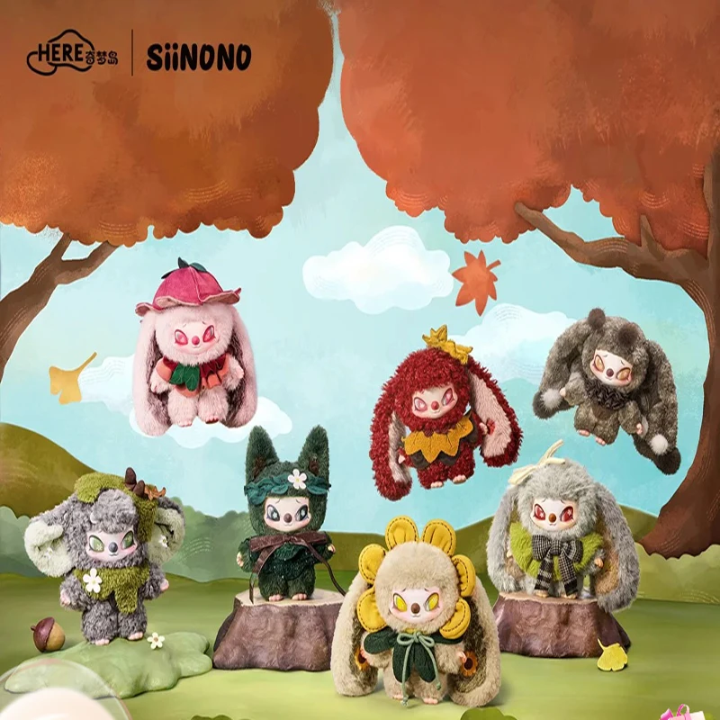 

Siinono The Whispering Series Gen 2 Blind Box Cute Fluffy Plush Keychain Collectible Trendy Toy Bag Pendant For Anime Lovers