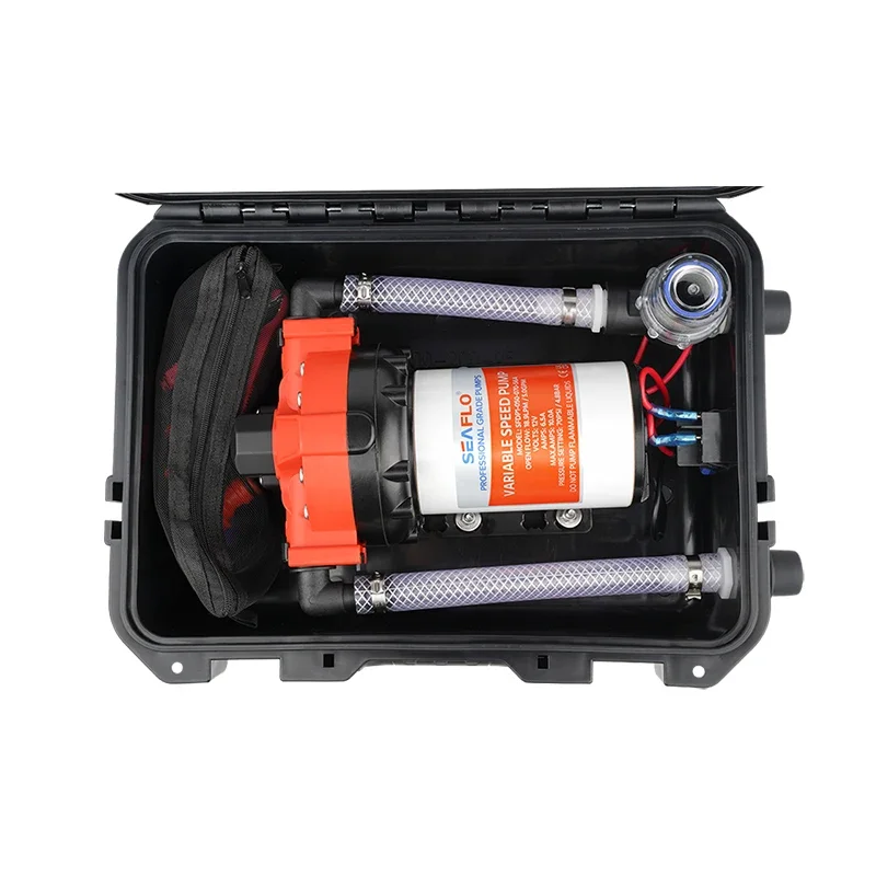 SEAFLO High Quality Cleaning Wash Pump Station Integrated Design Marine RV Boat Portable Water Pump