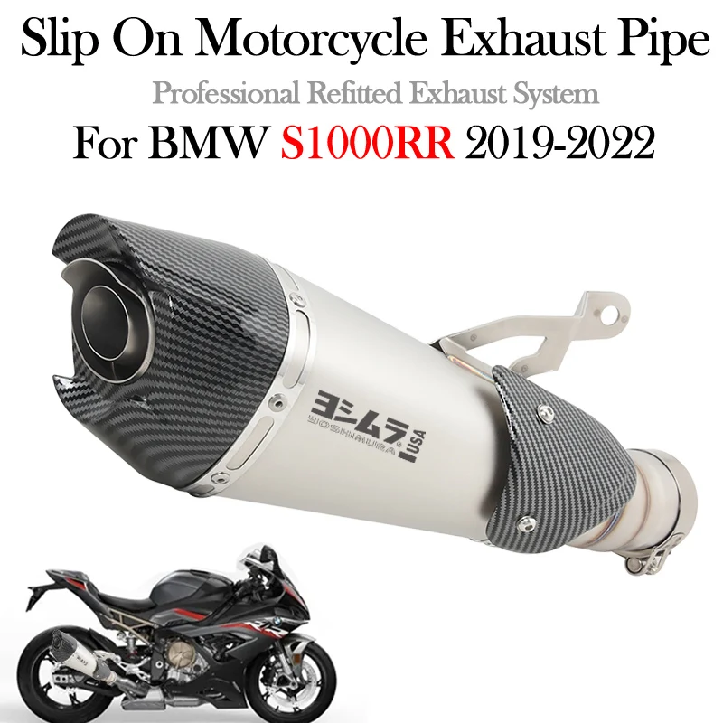 

Slip On For S1000RR S1000 RR 2019 2020 2021 2022 Motorcycle YOSHIMURA AT2 Exhaust Muffler DB Killer Escape Moto Middle Link Pipe